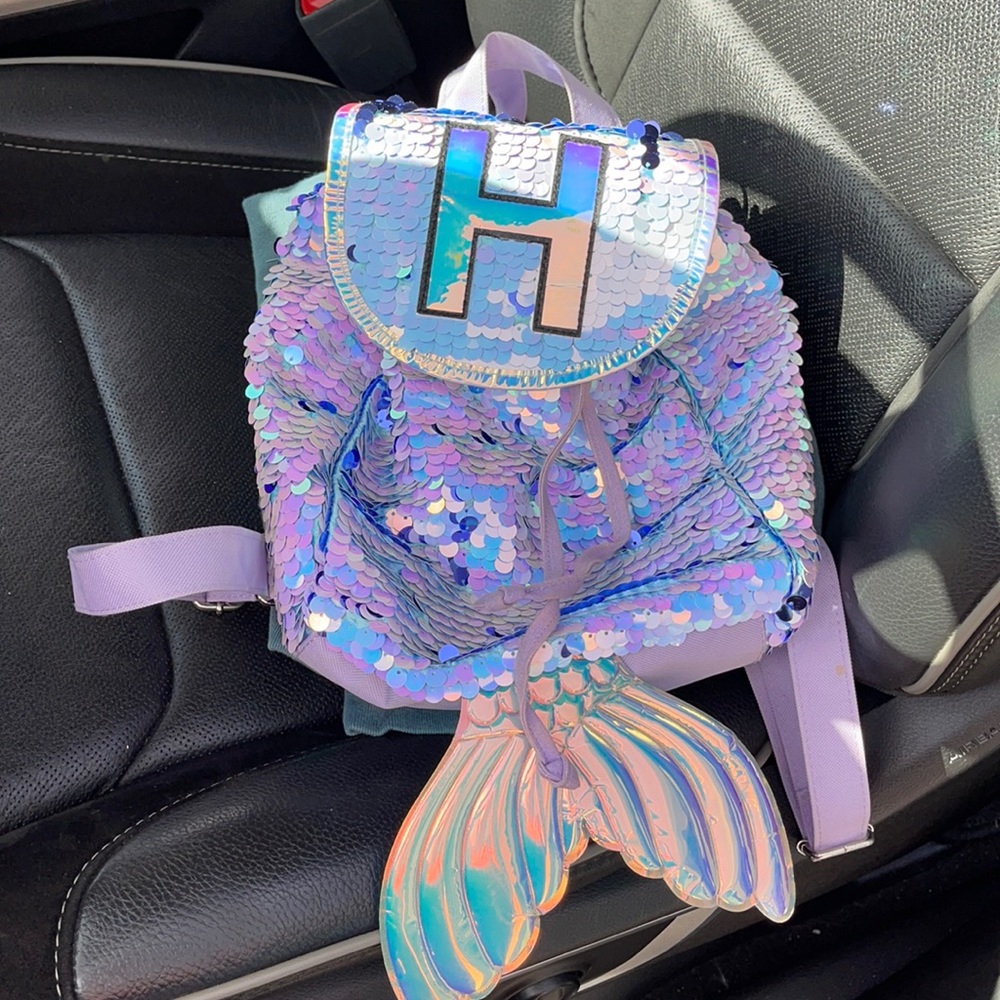 🧜‍♀️Justice sequin mart maid tail backpack purse🧜‍♀️